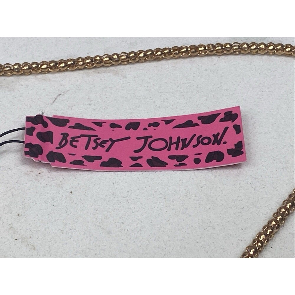 Despicable Me MINION Blue Overalls CARTOON Rhinestone Betsey Johnson Necklace - Picture 10 of 10